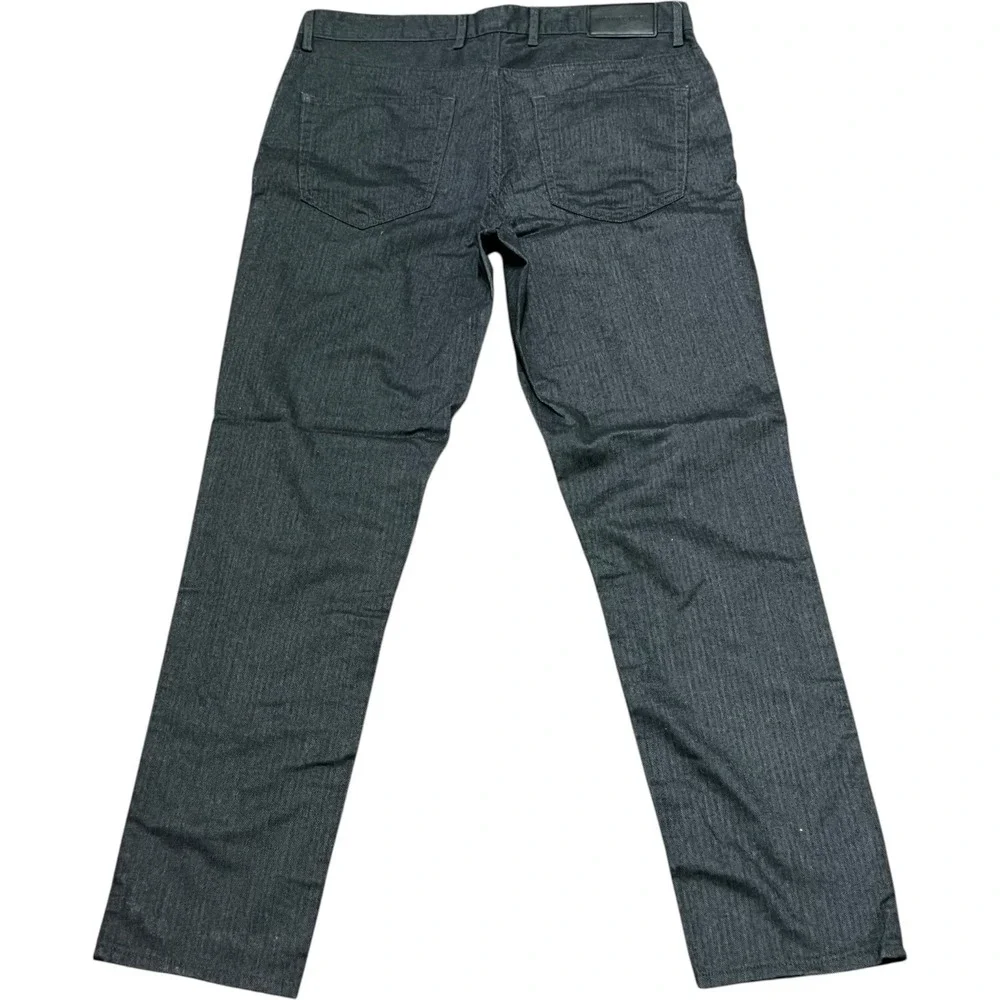 Michael Kors Men's Herringbone Dark Gray‎ Parker Slim Fit Pants Size 32x30